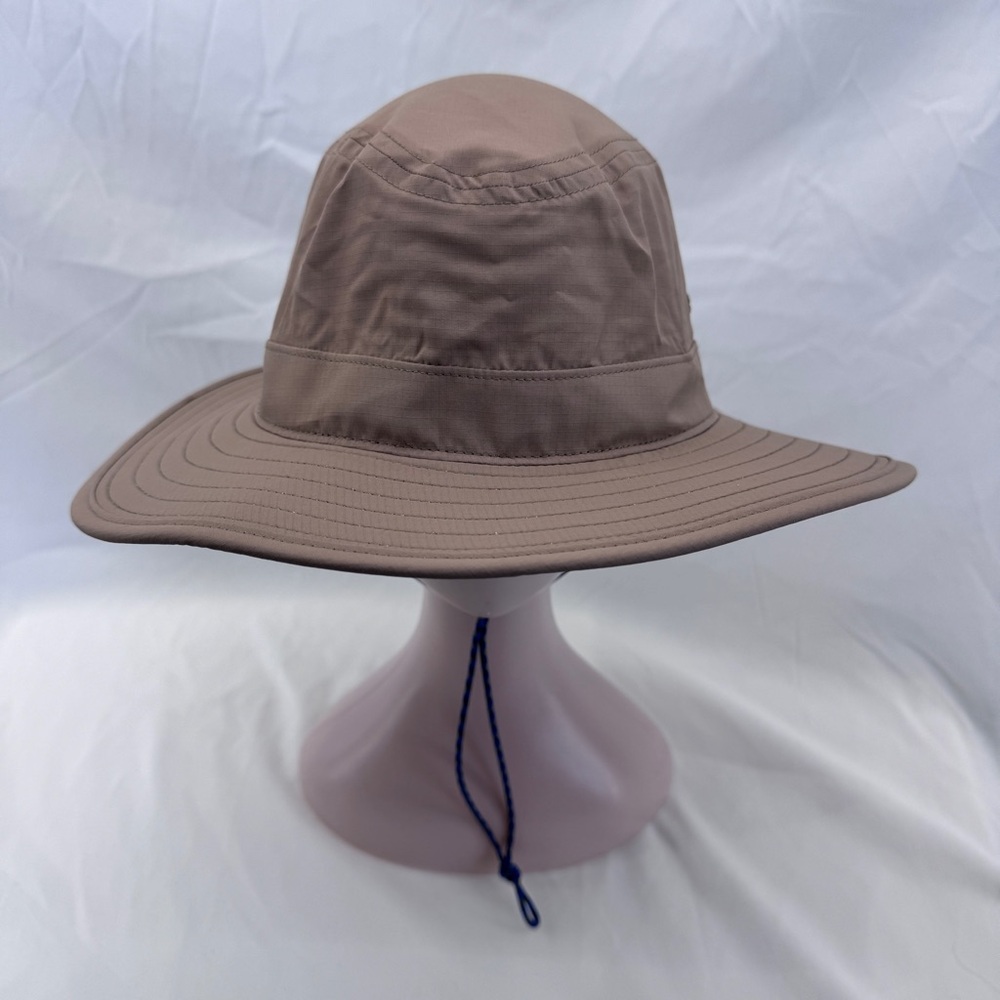Patagonia Tech Sun Booney Hat Khaki Size Small Wide Brim Gorpcore Hiking Outdoor - Picture 4 of 15